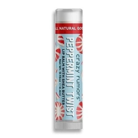 Baume à lèvres CRAZY RUMORS torsadé de menthe poivrée naturelle