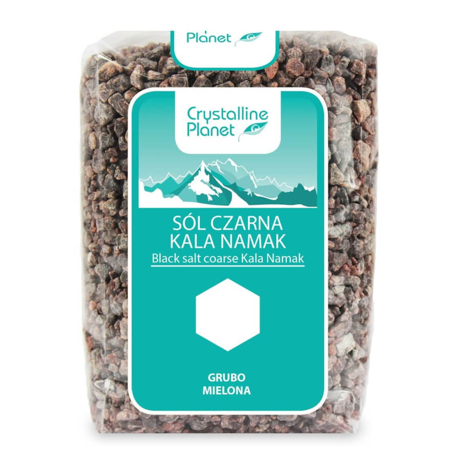 Sel de Kala noir grossièrement moulu 600 g - CRYSTALLINE PLANET