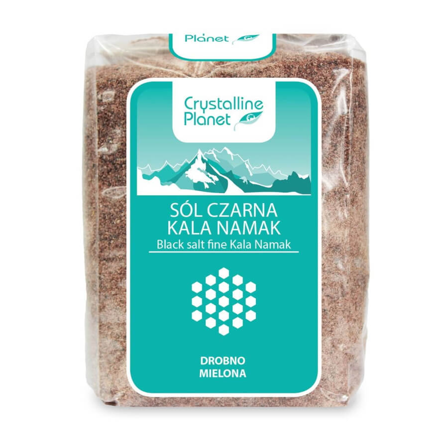 Sel savonneux de Kala noir finement moulu 600 g - CRYSTALLINE PLANET