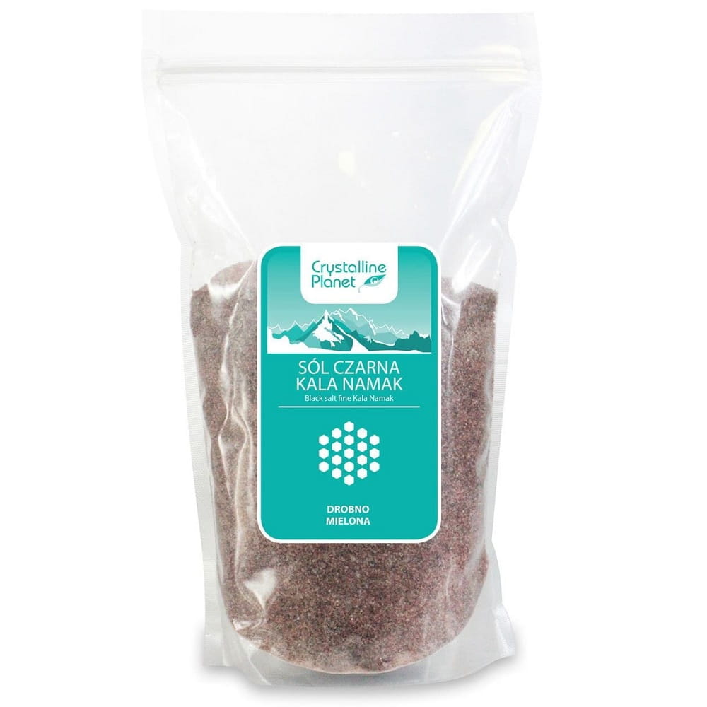 Sel savonneux de Kala noir finement moulu 1 kg - LES TRÉSORS DE L'OCÉAN
