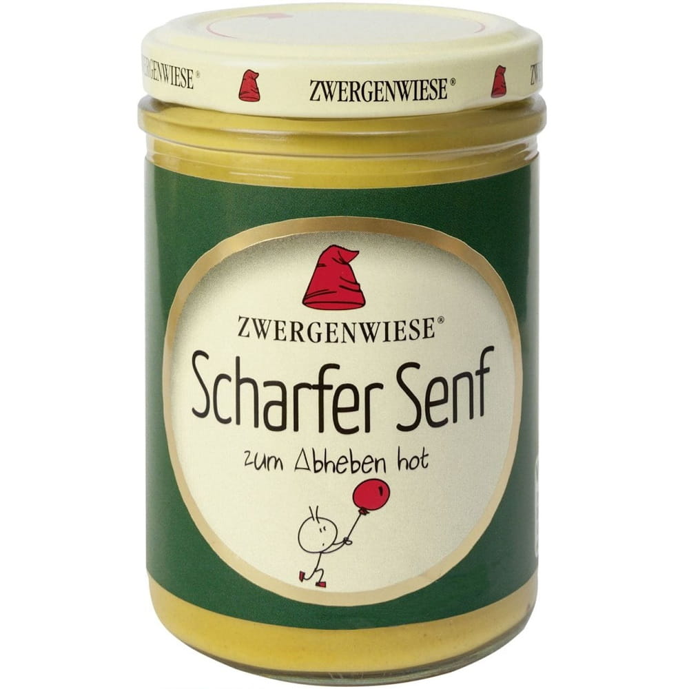 Moutarde épicée BIO 160 ml - ZWERGENWIESE