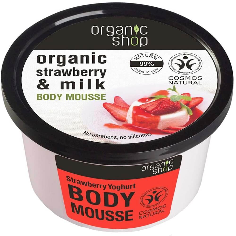 Mousse corps yaourt fraise 250 ml - BOUTIQUE BIO