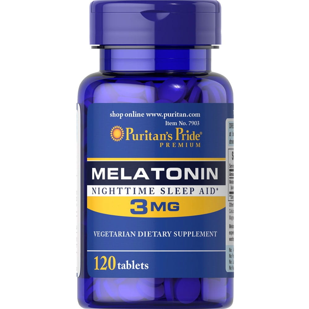 Mélatonine 3mg 120 comprimés PURITAN'S PRIDE