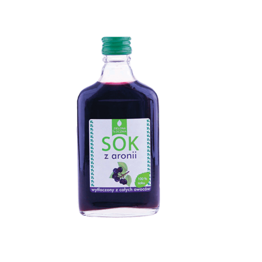 100% jus d'aronia, pressé à partir de fruits entiers 200ml GREEN PRESS