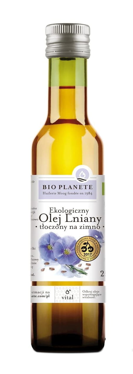 Huile de lin pressée à froid BIO 250 ml - BIO PLANETE
