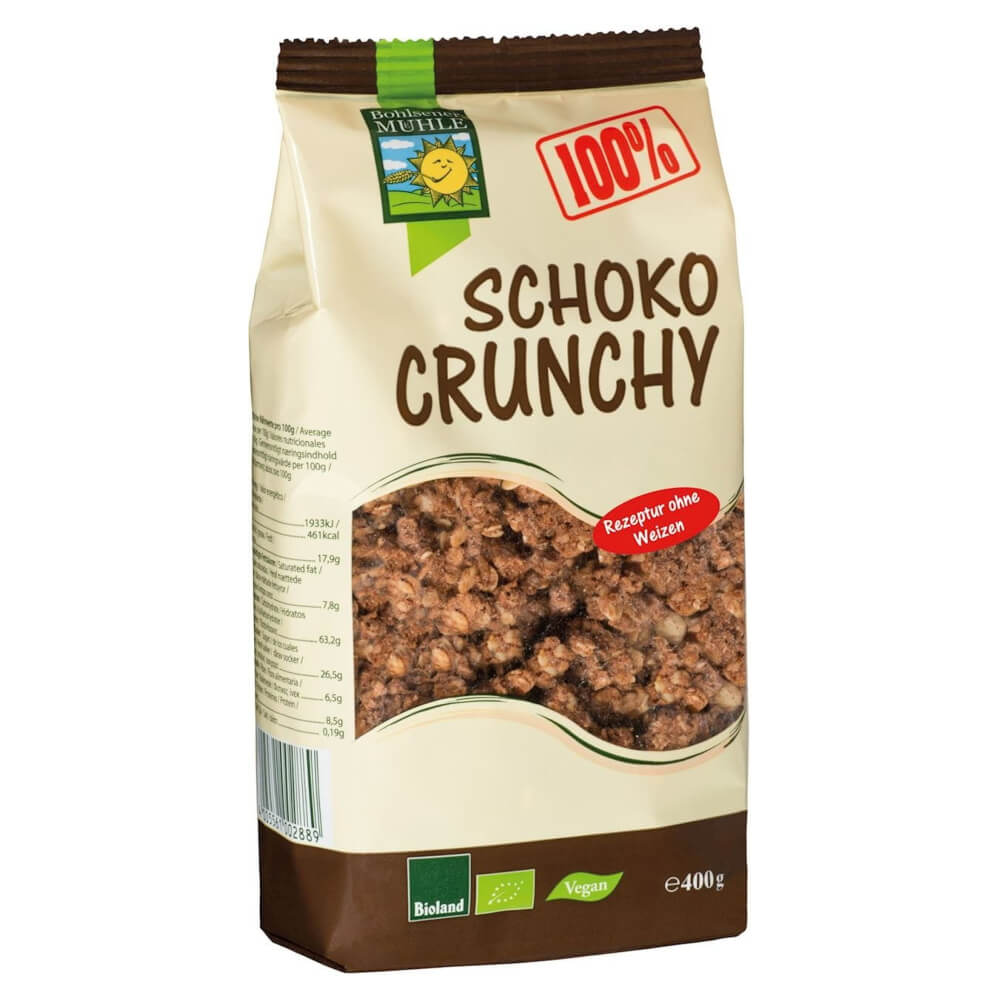 Chocolat croquant BIO 400 g - BOHLSENER MUEHLE