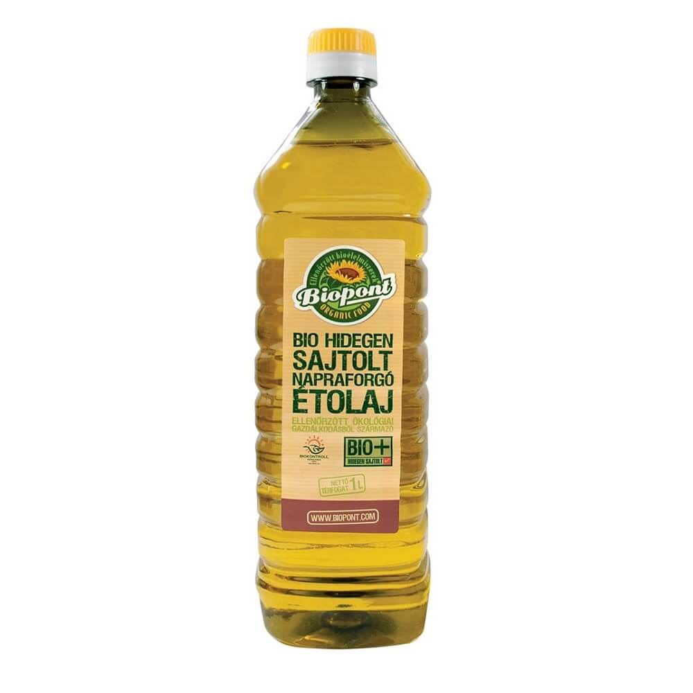 Huile de tournesol désodorisée BIO 1000 ml - BIO PONT