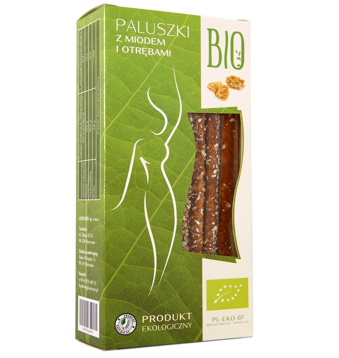 Sticks au miel et son BIO 120 g - STEMA