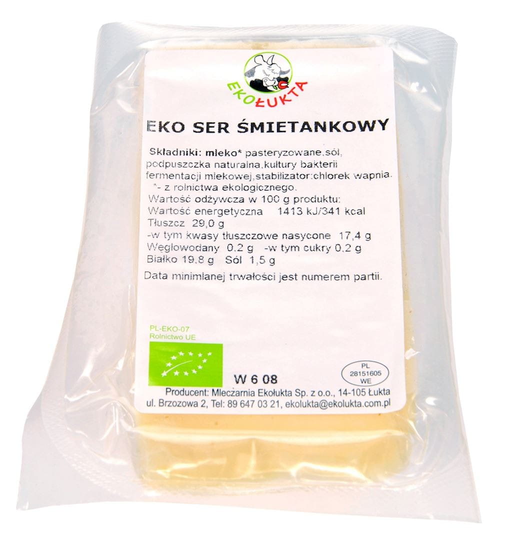 Fromage à la crème BIO présure (300 g) - ECO ŁUKTA
