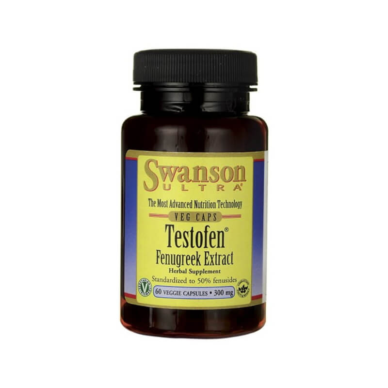 Testofen fenugrec extrait de graine de fenugrec 300mg 60 gélules de SWANSON