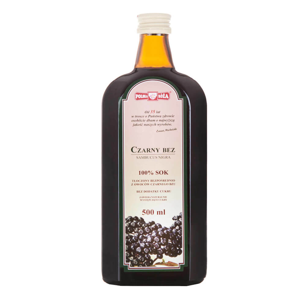 Jus de sureau 100% 500 ml POLISH ROSE