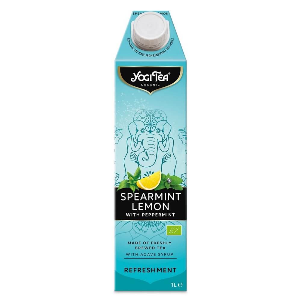 Boisson rafraîchissante menthe verte - citron BIO 1000 ml - YOGI TEA