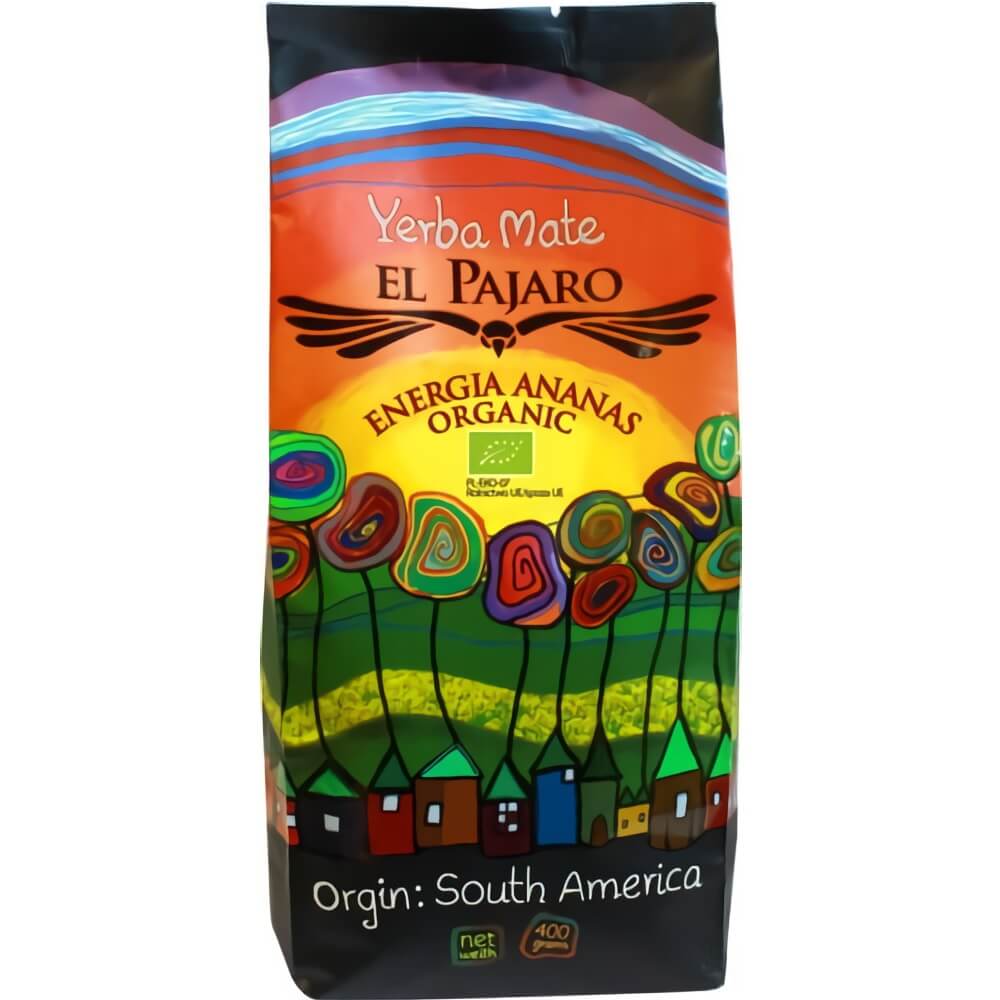 Yerba maté énergie ananas BIO 400 g - EL PAJARO