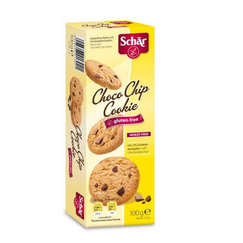 Biscuits aux pépites de chocolat au chocolat sans gluten 100 g SCHÄR