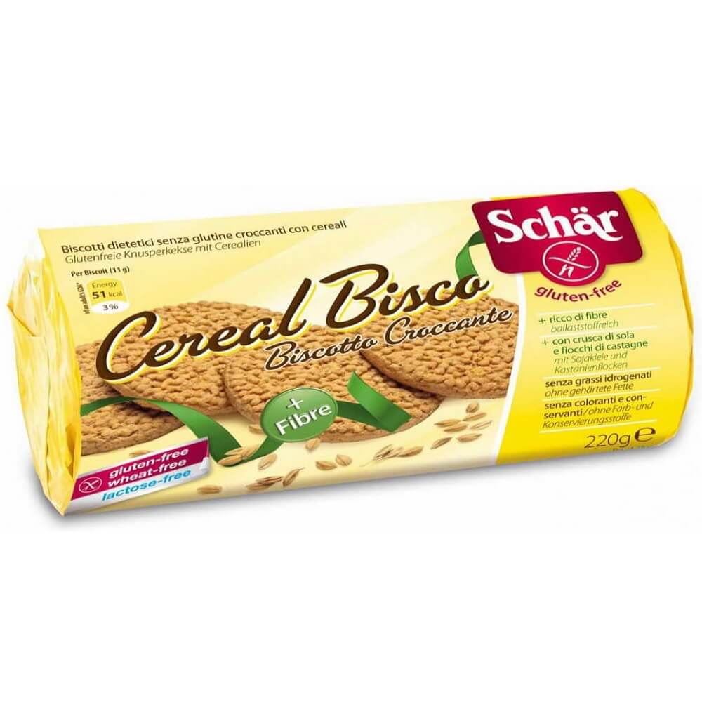 Biscuits aux céréales bisco sans gluten 220 g SCHÄR