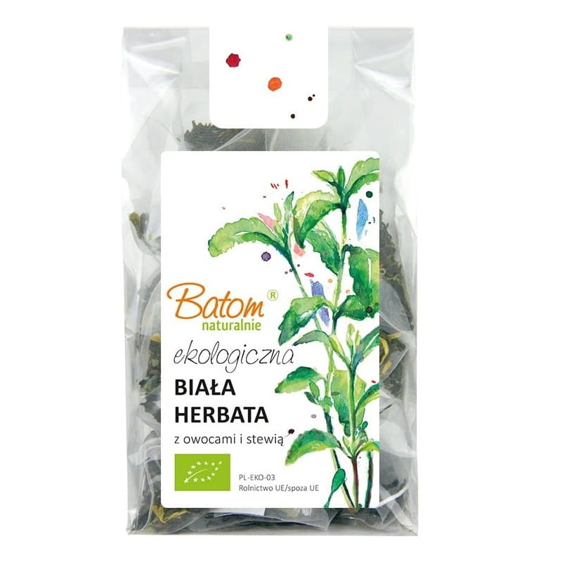 Thé blanc aux fruits et stévia BIO 30 g - BATOM