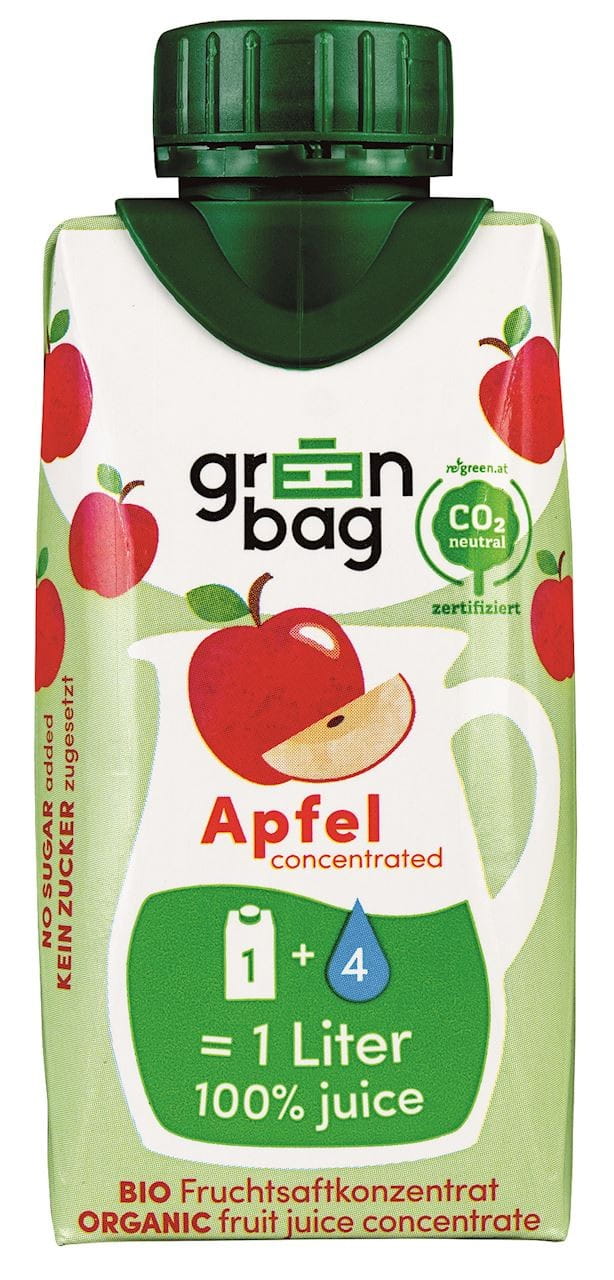 Jus concentré de pomme BIO 200 ml - VERT - SAC