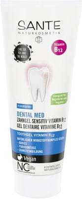 Gel dentaire à la vitamine B12 sans fluor 75 ml - SANTE