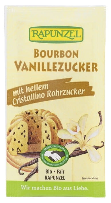Sucre vanillé BIO équitable 32 g (4 x 8 g) - RAIPONCE