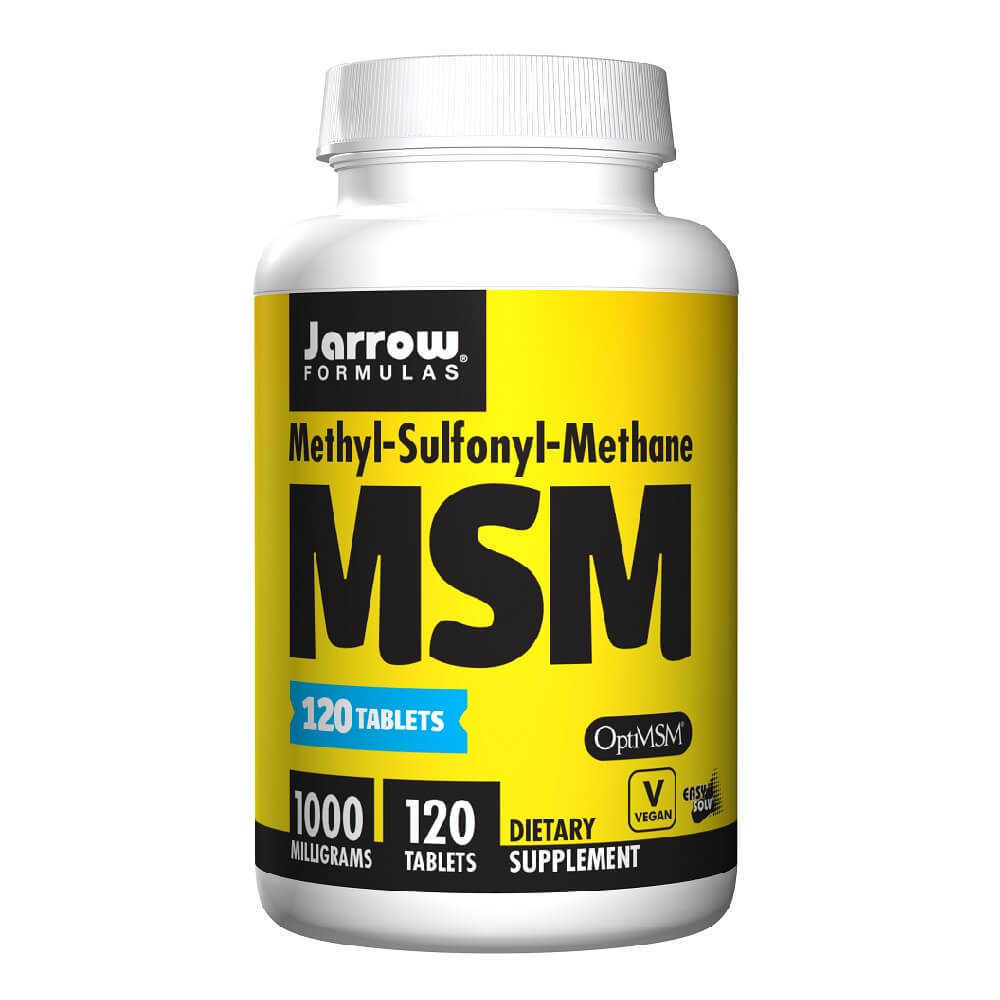 Soufre organique optiMSM méthylsulfonylméthane MSM méthyl - sulfonyl - méthane 120 comprimés FORMULES JARROW