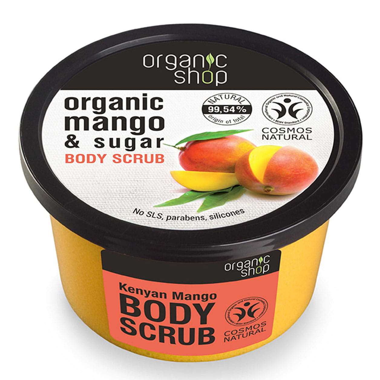 Gommage corporel éco-sucre à la mangue du Kenya 250 ml - BOUTIQUE BIO