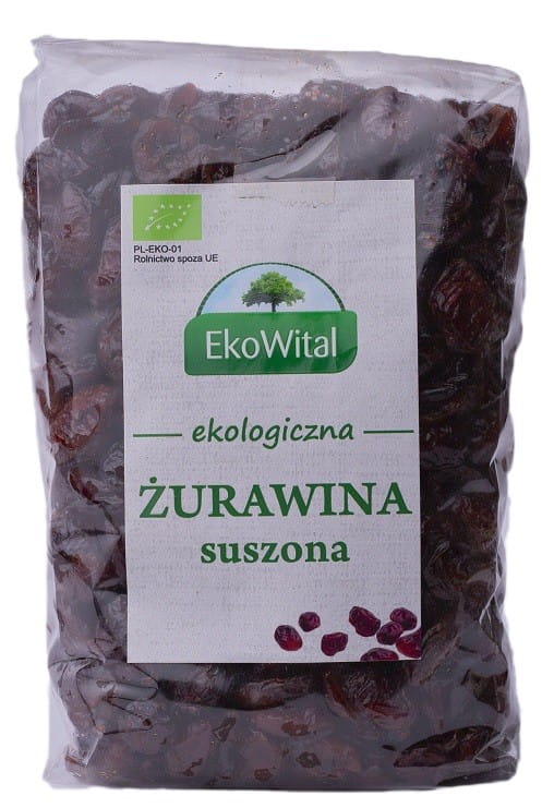 Canneberges séchées BIO 500 g EKOWITAL
