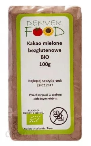 Cacao moulu sans gluten 100g DENVER FOOD