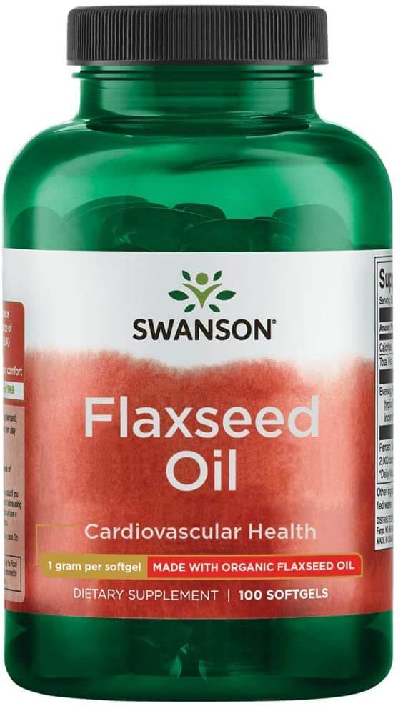 Huile de lin huile de lin efas 1000mg 100 gélules SWANSON