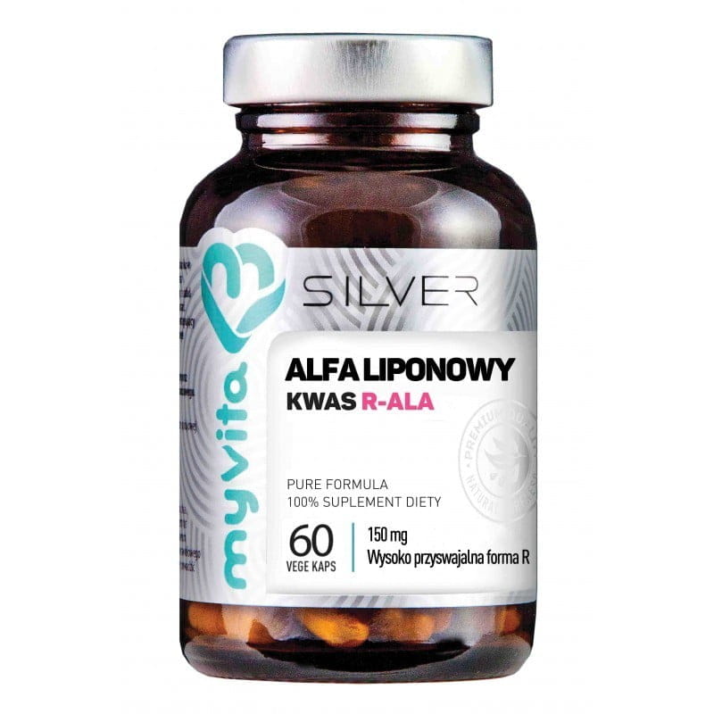 Acide alpha lipoïque R - ALA 150mg forme hautement absorbable r 60 gélules MYVITA SILVER PURE