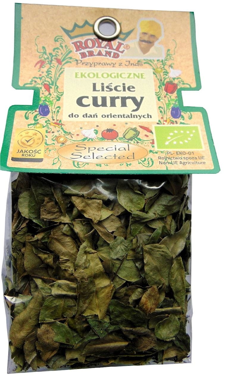 Feuilles de curry BIO 30 g - ROYAL BRAND