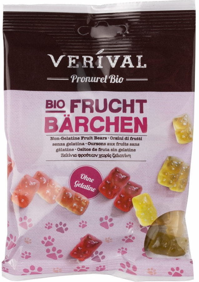 Pâtes de fruits sans gélatine 100g EKO VERIVAL