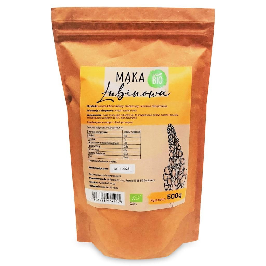 Farine de lupin BIO 500 g - AG FEEDING