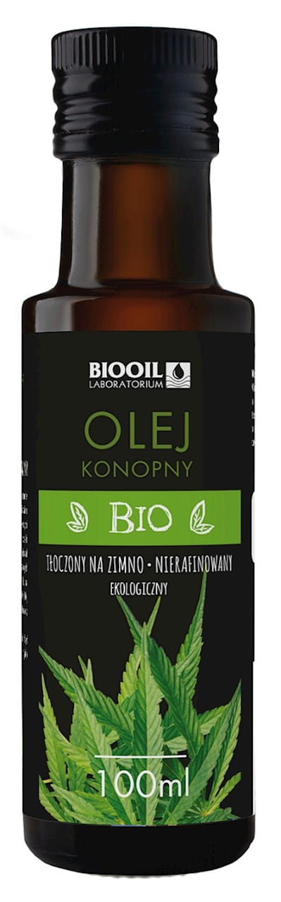Huile de chanvre pressée à froid BIO 100 ml - BIOOIL