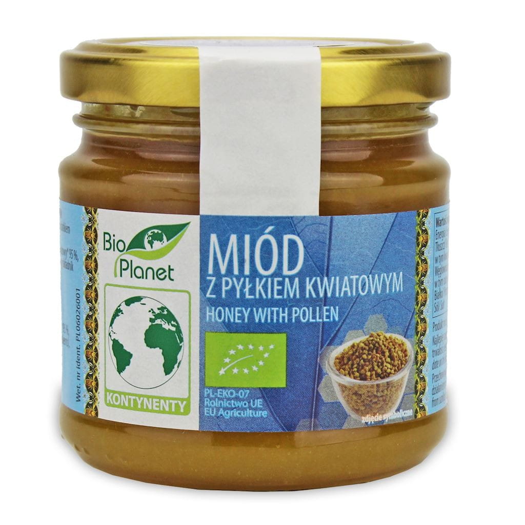 Miel au pollen BIO 250 g - BIO PLANET