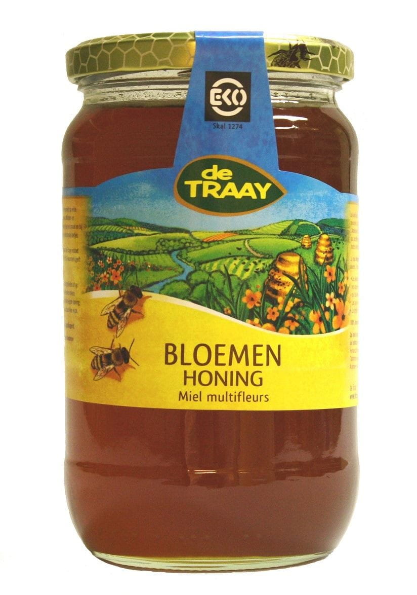 Miel de nectar multifleurs BIO 900 g - DE TRAAY