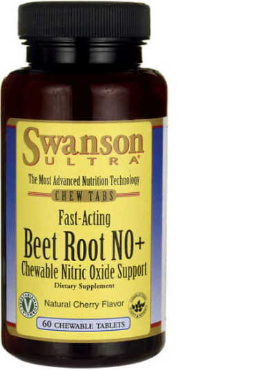Betterave sans + support d'oxyde nitrique à croquer 60 comprimés par SWANSON