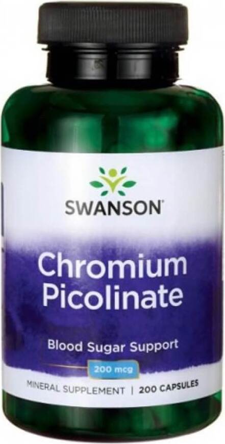 Picolinate de chrome picolinate de chrome 200mcg 200 gélules SWANSON