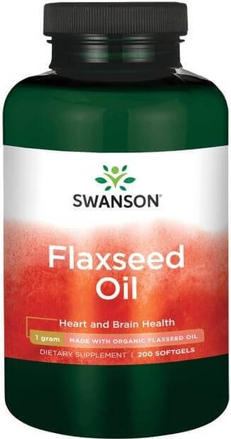 Huile de lin huile de lin efas 1000mg 200 gélules SWANSON