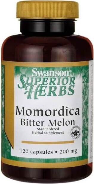 Melon amer momordica melon amer 200mg 120 gélules SWANSON