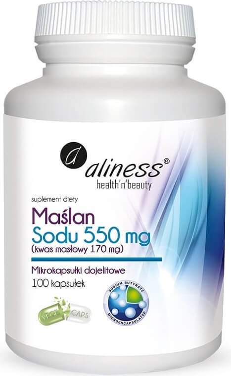Butyrate de sodium butyrate 550mg 100 gélules ALINESS