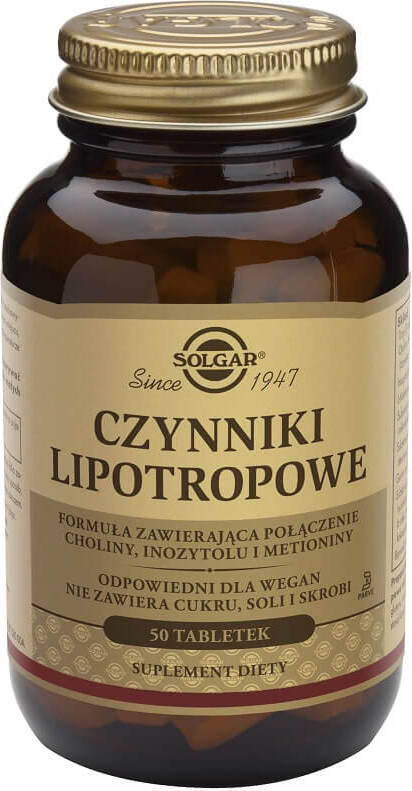 Facteurs lipotropes 50 comprimés SOLGAR