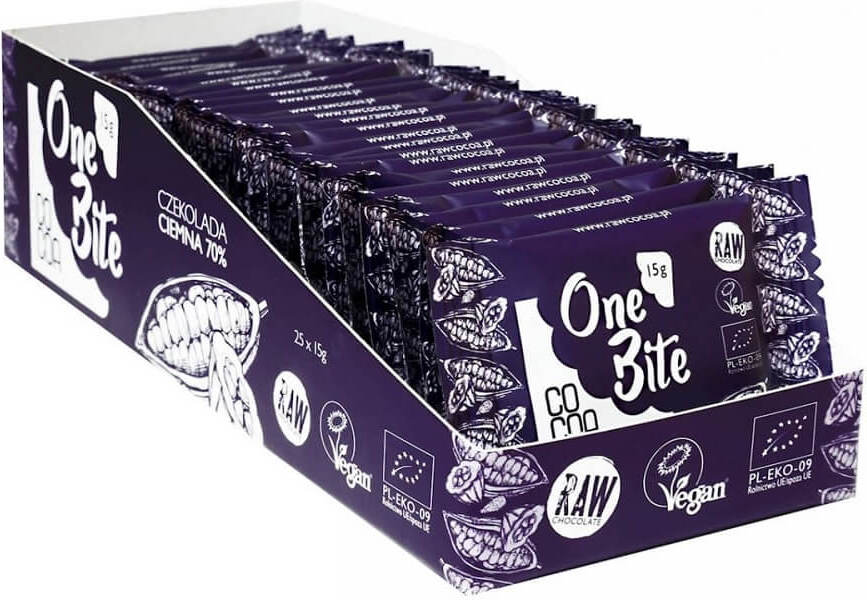 Un chocolat noir battu 70% BIO 15 g - CACAO