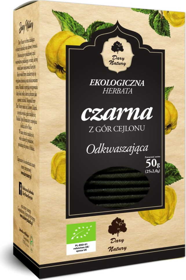 Thé noir désacidifiant BIO (25 x 2 g) - CADEAUX DE LA NATURE