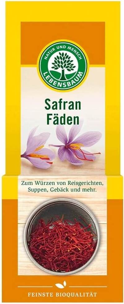 Fils de safran BIO 0,5 g - LEBENSBAUM