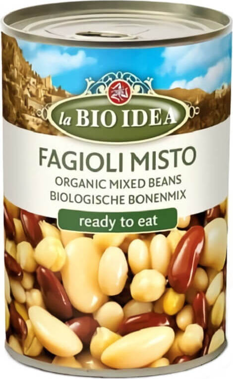Mélange de haricots (boîte) BIO 400 g - LA BIO IDEA