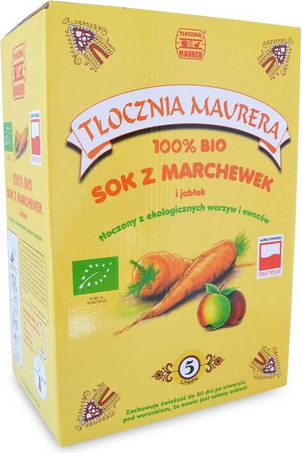 Jus de carotte à la pomme BIO 5000 ml - MAURER PRESS