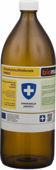 Diméthylsulfoxyde dmso flacon verre 1000ml BIOMUS