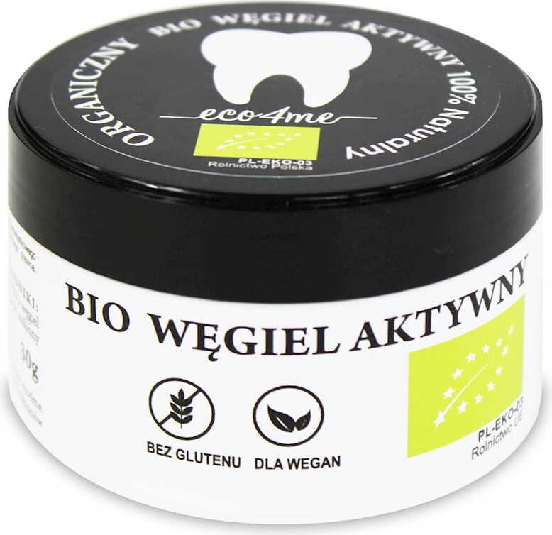 Poudre de charbon actif BIO 30 g - ECO4ME