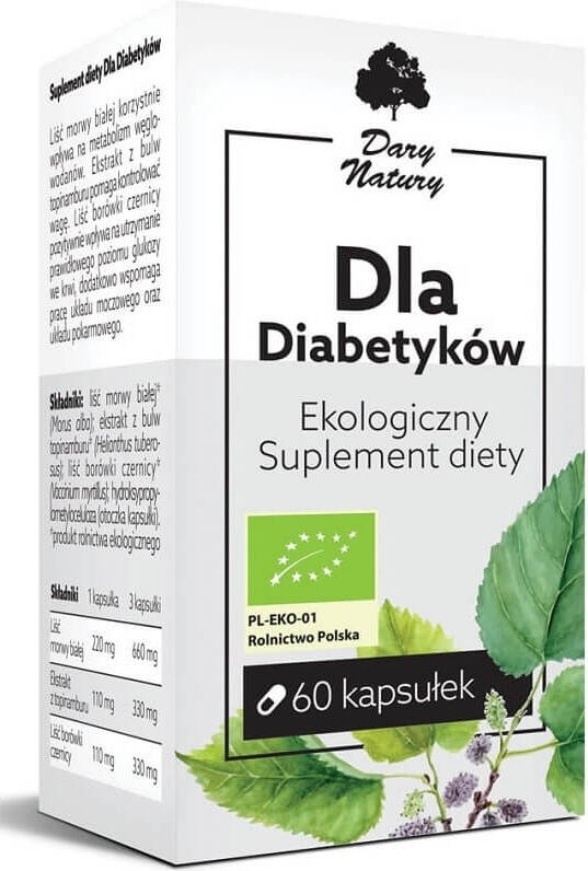Pour les diabétiques BIO 60 gélules (440 mg) - DONS DE LA NATURE