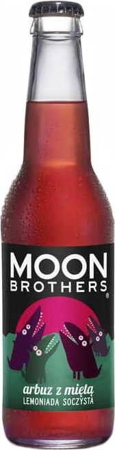 Limonade juteuse pastèque à la menthe 330 ml MOON BROTHERS